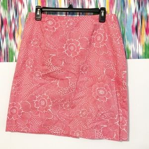 Geoffrey Beene sport pink a-line skirt
